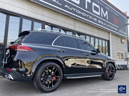 벤츠 GLE53 AMG 블랙유광 휠도색 + 레드 캘리퍼 도색 / 용인 처인구