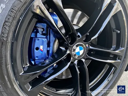 BMW F10 530d 박리 후 블랙유광 휠도색 + 분진 제거 후 블루 캘리퍼 도색 / 용인 처인구