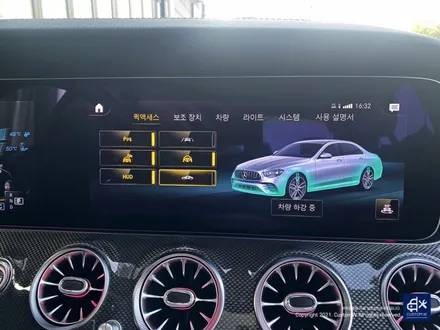 벤츠 E53 AMG 블랙실버 투톤 유광 휠도색 + 레드 캘리퍼 도색 / 용인 처인구