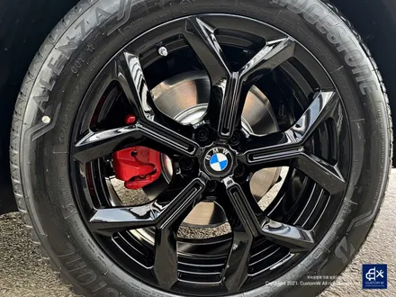 BMW X3 블랙유광 휠도색 + 레드 캘리퍼 도색 / 용인 처인구