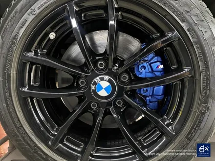 BMW 118d 블랙유광 휠도색 + 엄청난 부식 제거 후 블루 캘리퍼 도색 / 용인 처인구