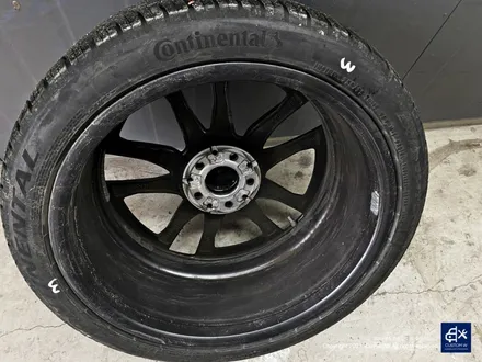 벤츠 C43 AMG 블랙 실버 투톤 유광 휠도색 + 레드 캘리퍼 도색 / 용인 처인구