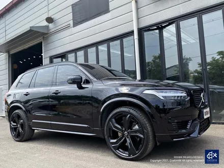 볼보 XC90 휠수리 후 블랙유광 휠도색 / 용인 처인구