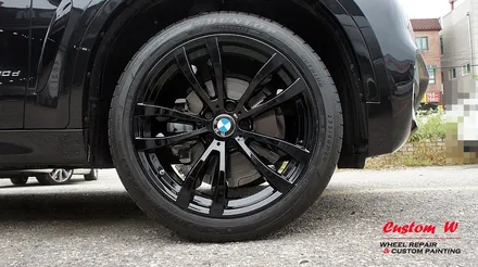 BMW X6 100주년 한정판(Limited edition) 마무리는 블랙유광 휠도색으로. / 용인 처인구