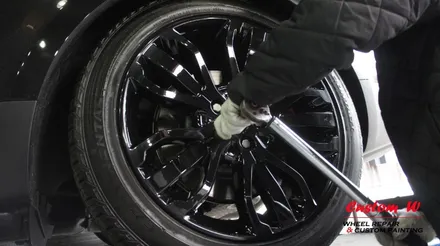 레인지로버 스포츠(Range rover sport) 블랙유광 휠도색으로 포스는 나의 것으로! / 용인 처인구