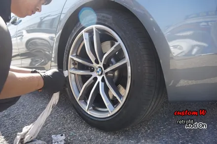 BMW G30 520D 상처난 휠 다이아몬드컷팅 휠수리(복원) / 용인 처인구