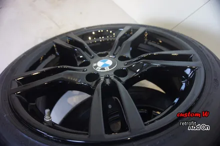BMW F30 3시리즈 330i 400M 휠 블랙유광 휠도색. / 용인 처인구