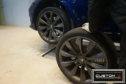 테슬라 모델 S 100D 휠수리(휠복원) / 용인 처인구
