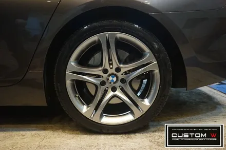 BMW 640D 휠 상처수리 후 고스트크롬 휠도색. / 용인 처인구