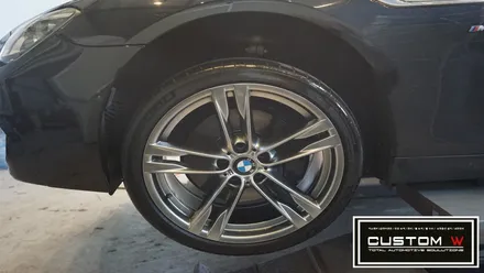 BMW 640d 블랙유광 휠도색, 고스트크롬 휠도색 2가지 컬러 휠도색 작업 함께 보기. / 용인 처인구