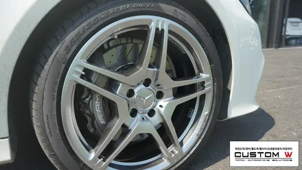 벤츠 CLS 63 AMG 고스트크롬 휠도색. / 용인 처인구