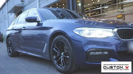 BMW G30 5시리즈 블랙유광 휠도색. / 용인 처인구