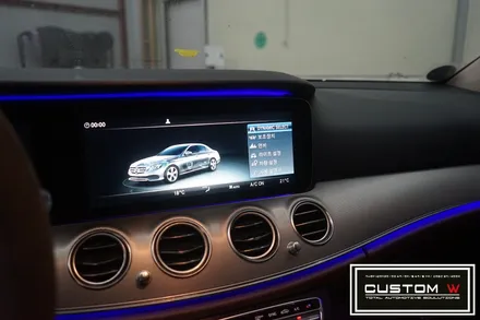벤츠 W213 E220d(e200,e300동일가능) 멀티빔라이트, 전동트렁크(핸즈프리엑세스포함), 와이드콕핏, 360도 카메라(어라운드뷰),멀티컬러앰비언트코딩 레트로핏. / 용인 처인구