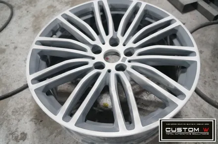 BMW G30 530i 664M 블랙유광(하이그로시 블랙) 휠도색 작업.! / 용인 처인구