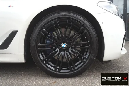 자주 입고 되는 BMW G30 530i 664M 휠 하이그로시 블랙 검정 유광 휠도색.커스텀W / 용인 처인구
