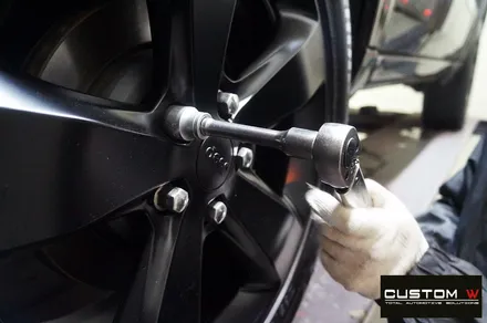 JEEP 그랜드 체로키 맷블랙 무광검정 휠도색 / 용인 처인구