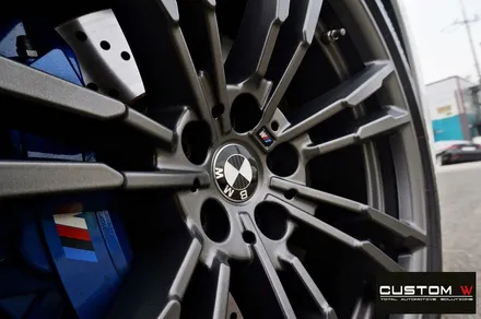 BMW F90 신형 M5 매트 그레이(사틴 그레이) 휠 도색 / 용인 처인구