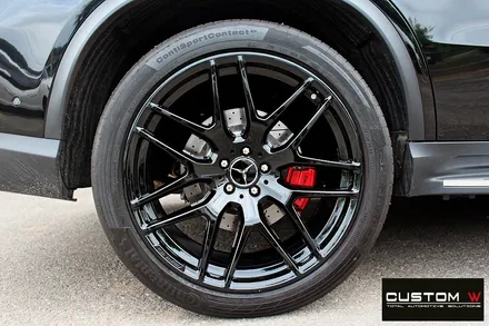 벤츠 GLE63 AMG 22인치 블랙유광 휠도색 / 용인 처인구