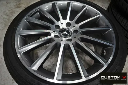 벤츠 C220d 마차휠 다이아몬드 컷팅 휠복원 / 용인 처인구