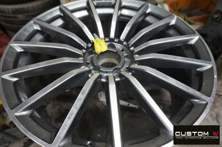 벤츠 GT43 AMG 무광 블랙실버 투톤 휠도색 / 용인 처인구