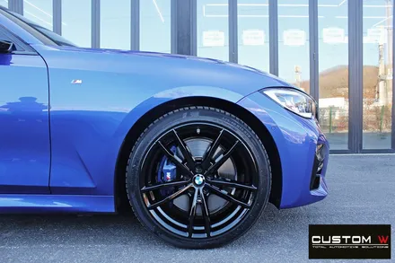 BMW G20 330i 블랙유광 휠도색 / 용인 처인구