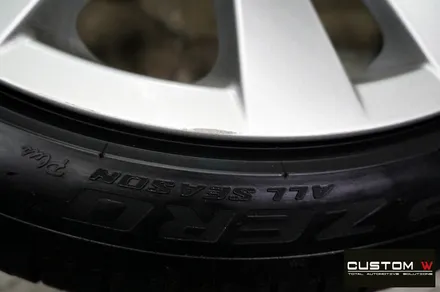 BMW 750Li 휠 상처 수리 후 고스트 크롬 휠도색 + 블랙 캘리퍼 도색 / 용인 처인구