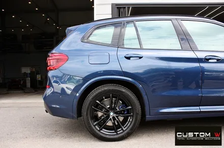 BMW X3 블랙유광 휠도색 / 용인 처인구