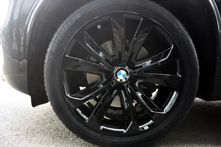BMW X5 휠 상처 수리 후 블랙유광 휠도색 / 용인 처인구