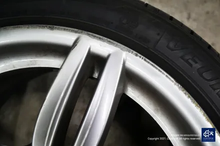BMW 530d 휠수리 후 블랙유광 휠도색 / 용인 처인구