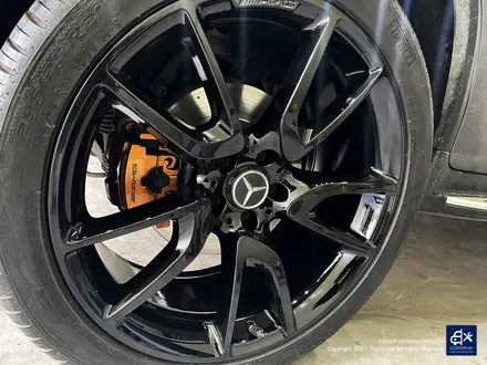 벤츠 GLC43 AMG 휠수리 후 블랙유광 휠도색 / 용인 처인구