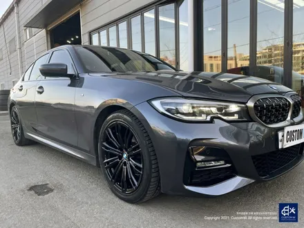 BMW 320d 휠수리 후 블랙유광 휠도색 / 용인 처인구