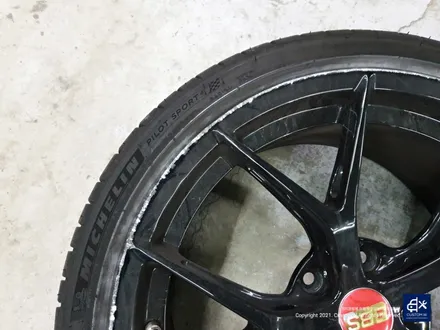 BMW 428i BBS FIR 휠수리 후 블랙유광 휠도색 / 용인 처인구