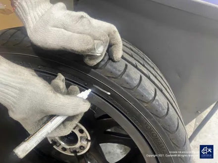 벤츠 E53 AMG 블랙실버 투톤 유광 휠도색 + 레드 캘리퍼 도색 / 용인 처인구
