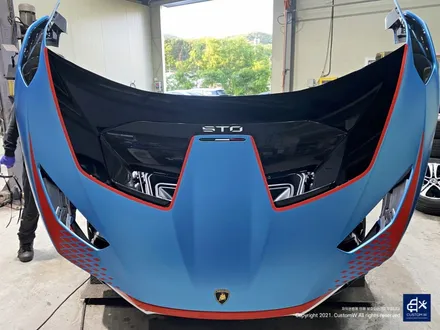 람보르기니 우라칸 STO 블랙유광 휠도색 / 용인 처인구