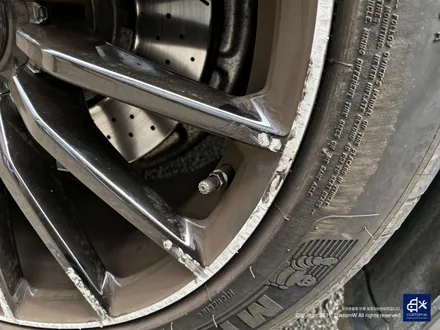벤츠 GT43 AMG 휠수리 후 블랙실버 투톤 휠도색 / 용인 처인구
