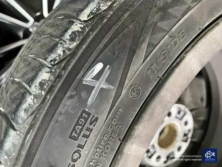 BMW 730Ld 박리 후 블랙유광 휠도색 + 블루 캘리퍼 도색 / 용인 처인구