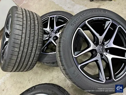 벤츠 신차 GLE53 AMG 블랙유광 휠도색 & 레드 캘리퍼 도색 / 용인 처인구