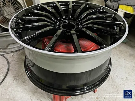 벤츠 GT43 AMG 블랙실버 투톤 유광 휠도색 / 용인 처인구