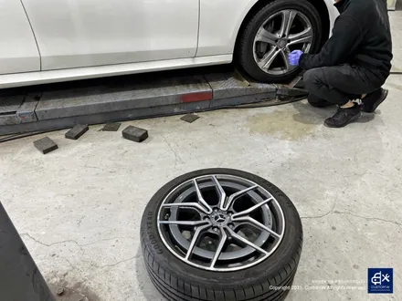벤츠 E220d 19인치 다이아몬드 컷팅 휠복원 / 용인 처인구
