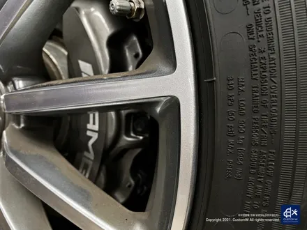 벤츠 GT43 AMG 잘못된 기존 도색 이력 박리후 블랙 실버 투톤 유광 휠도색 + 레드 캘리퍼 도색 / 용인 처인구