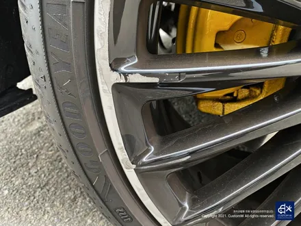 벤츠 CLS450 휠수리 후 블랙 실버 투톤 유광 휠도색 / 용인 처인구