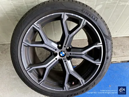 BMW G06 X6 21인치 741M 휠수리 후 블랙유광 휠도색 / 용인 처인구