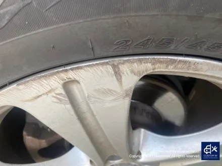 벤츠 W213 E220D 18인치 휠 상처 수리 후, 실버 휠 복원 도색 / 용인 처인구