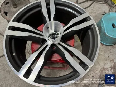 한 달 전 수리하셨던 고객 재방문 BMW 6GT 648M 20인치 휠 상처 수리 후, 다이아몬드 커팅 복원 / 용인 처인구