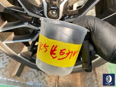 K5 DL3 19인치 블랙 유광 휠도색 / 용인 처인구