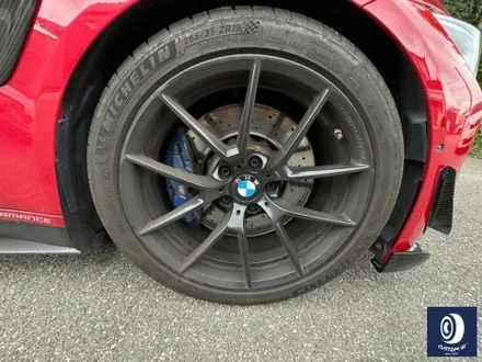 휠 수리 도색 불량 / BMW M4 763M 타 업체 잘못된 휠도색 약품 박리 / 페인트 제거 후, 사틴 블랙 휠 도색 재작업 + 카본 세라믹 골드 캘리퍼 도색 / 용인 처인구