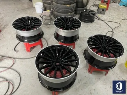 벤츠 GT43 AMG 유광 블랙 + 실버 투톤 휠도색 / 용인 처인구