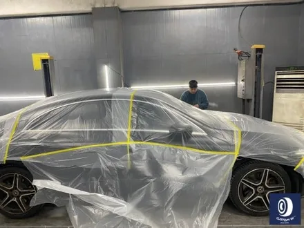 벤츠 CLA250 휠 상처 수리 후, 다이아몬드 커팅 휠 복원 + 지저분한 캘리퍼 부식 녹 제거 및 고착된 분진 제거 후, 레드 캘리퍼 도색 / 용인 처인구