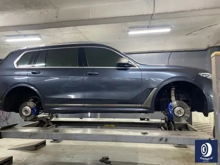BMW X7 M50i 755M 22인치 휠 상처 수리 후, 제트 블랙(하이그로시 블랙) 휠도색 / 용인 처인구