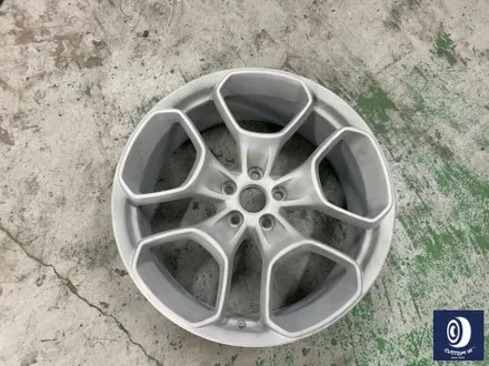 람보르기니 우라칸 LP610 조수석 앞 휠 상처 수리 후, 하이그로시 블랙 휠 복원 도색 / 용인 처인구